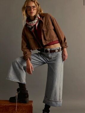 We The Free Brette Crop Wide Leg NWT Love Affair